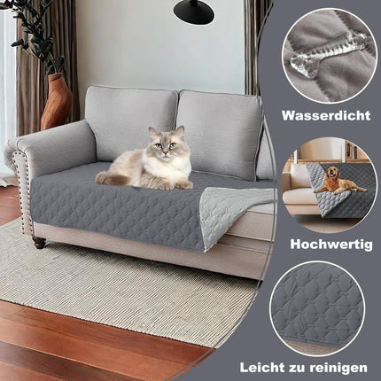 Waterproof Leakproof Double-Sided Dog Blanket Furniture Protector for Pets, 170x200cm.