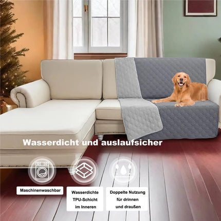 Waterproof Leakproof Double-Sided Dog Blanket Furniture Protector for Pets, 170x200cm.