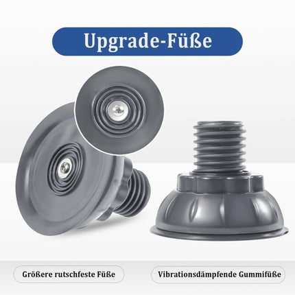 Washing machine base with vibration-damping legs, strong load-bearing capacity, non-slip and practical, 16-19cm.