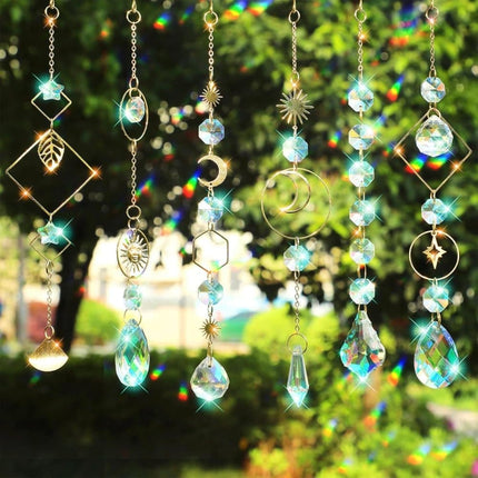 DIY Solar Collector Crystal Wind Chimes Kit 400-pack, Hanging Window Decoration for Home Office and Garden, Compatible with Solar Collectors.