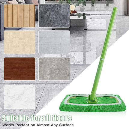 8 Replacement Cloth Covers for Swiffer Mop, Reusable Wet and Dry Cleaning Pads, Compatible with Swiffer.