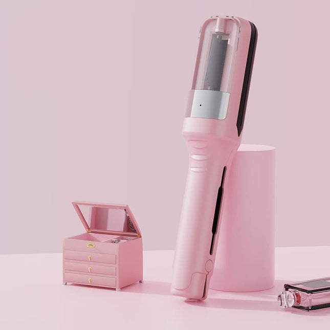 Portable Rechargeable Split End Trimmer for Travel Hair Care, Pink, New Model.
