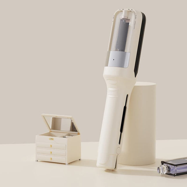 Portable Hair Split End Trimmer Rechargeable, Easy to Use for Travel, Protects Hair, New Model, Beige.
