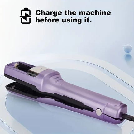 Rechargeable Split End Trimmer Portable Hair Trimmer for Travel Easy to Use, Black.