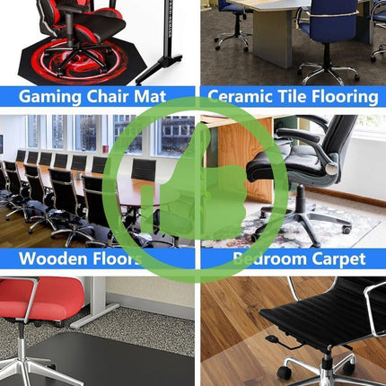 5-Pack Silent Office Chair Wheels, 11 mm.