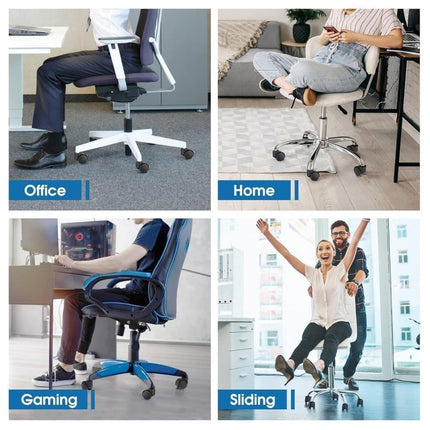 5-Pack Silent Office Chair Wheels, 11 mm.