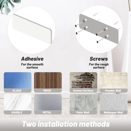 Kitchen paper holder with damping effect, no-drill or adhesive mount option, for kitchen.