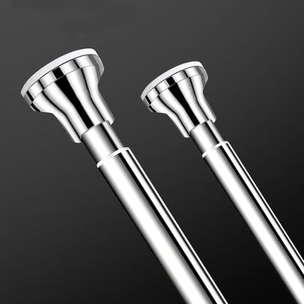 Extendable stainless steel telescopic curtain rod, 47-96cm.