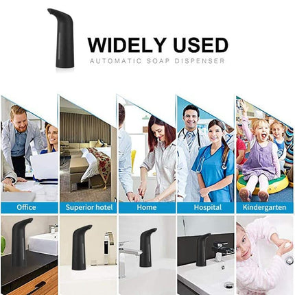 Touchless Automatic Liquid Soap Dispenser 400ml, Brown.