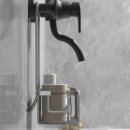 Shower Shelf without Drilling Hanging Shower Basket for Shampoo and Soap, Silver, Bathroom Storage Organizer.