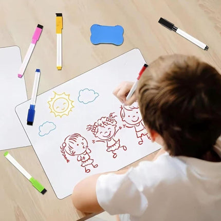 Magnetic Whiteboard A3 for Refrigerator, White.