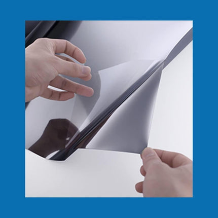 Mirror Reflective Self-Adhesive Window Film for Sun Protection UV Blocking and Privacy, Silver, 40cmx5m.