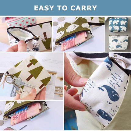 8-Pack Mini Makeup Bags with Zipper for Travel Storage, 8-Pack.