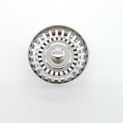 Strainer Basket Sink Stopper with Basket Valve, compatible with IKEA Kitchen Atlant and Domsjö, 82mm/79mm.