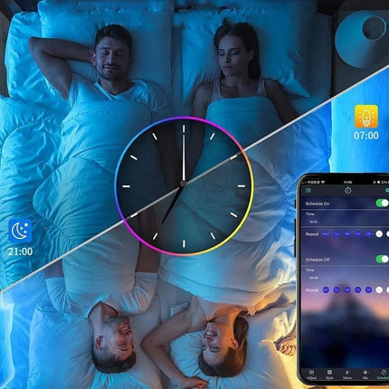 6 RGB Hexagon LED Wall Lamps with App Control, 16.5x14.5cm.