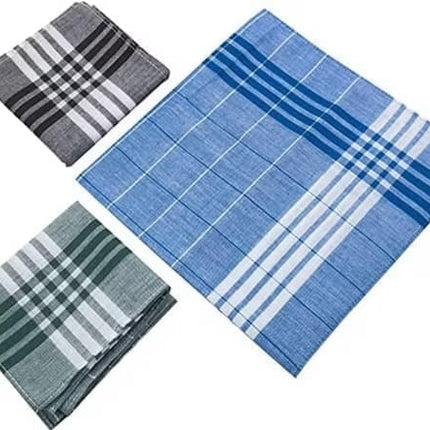 12-Piece Men's Cotton Napkin Set, 40x40 cm.