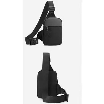 Waterproof Shoulder Bag for Cycling Sports Travel, Black, L.