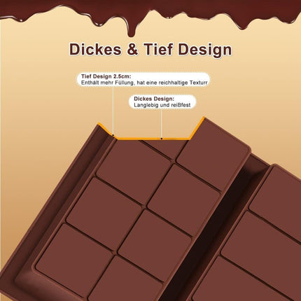 3-in-1 Chocolate Mold, Silicone BPA-Free, for Dubai.