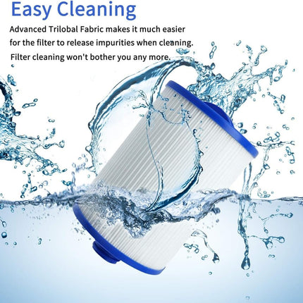 2-Pack CH-940 Spa Filter Replacement, Compatible with Multiple Hot Tub/Spa Models, 1 1/2\.