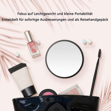 20X 30X Magnification Makeup Mirror with Tweezers, White, Practical Makeup Tool.