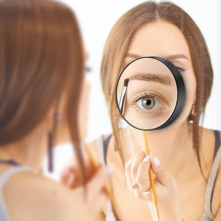 20X 30X Magnification Makeup Mirror with Tweezers, White, Practical Makeup Tool.