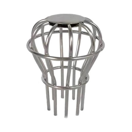 Leaf Stopper for Gutter, Ball-Shaped Drain Strainer for Roof with Large Flow Design, 68 x 92mm.