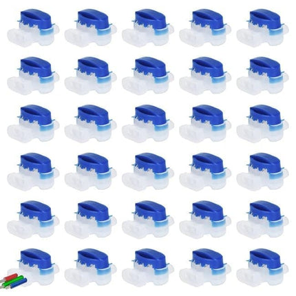 30 Pack Gel-filled Cable Connectors for Robotic Lawn Mower, Waterproof ABS with Resin for Garden Electrical Wire Repair, 30pcs.