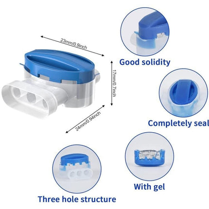 30 Pack Gel-filled Cable Connectors for Robotic Lawn Mower, Waterproof ABS with Resin for Garden Electrical Wire Repair, 30pcs.