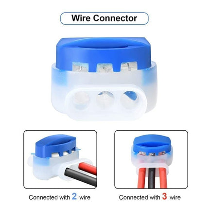 10 Pack Waterproof ABS Gel-filled Cable Connectors for Robotic Lawn Mower, with Resin for Garden Electrical Wire Repair, 10pcs.