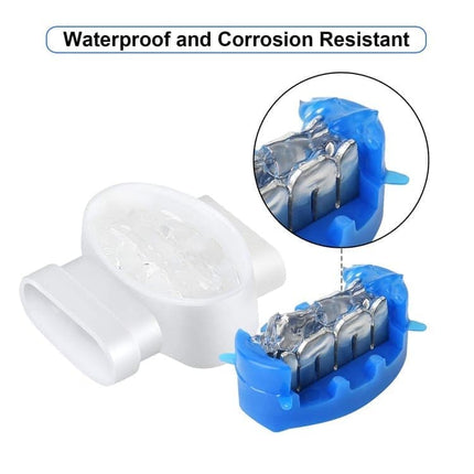 10 Pack Waterproof ABS Gel-filled Cable Connectors for Robotic Lawn Mower, with Resin for Garden Electrical Wire Repair, 10pcs.