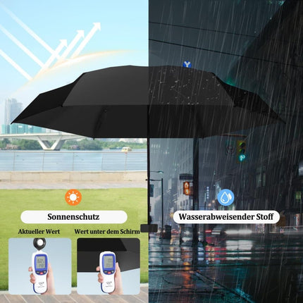 UV Protective Folding Umbrella Green, Lightweight Waterproof Wind-Resistant for Travel Beach Everyday Use.
