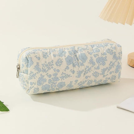 3-Piece Floral Makeup and Toiletry Travel Bag, Size 1.
