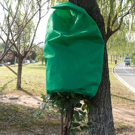 3-Pack Winter Plant Protection Frost Cover with Drawstring, Reusable Durable for Outdoor Plants Fruit Trees Potted Plants, 60x80cm, Green.