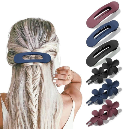 6-Pack Large Hair Clips, Anti-Slip Strong Grip for Daily Use, 11 cm.