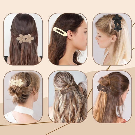6-Pack Large Hair Clips, 11 cm, Anti-Slip Strong Grip for Daily Use.