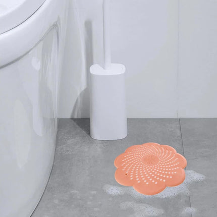 5-Pack Silicone Hair Trap Filter for Drain & Sink, Collects Debris and Food Residue, Compatible with Bathtub and Shower.