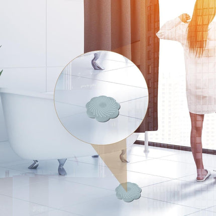 5-Pack Silicone Hair Trap Filter for Drain & Sink, Collects Debris and Food Residue, Compatible with Bathtub and Shower.