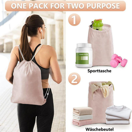 8-Piece Beige Suitcase Organizer Set with Durable Packing Cubes and Clothing Shoe Bags.