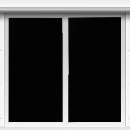 Blackout Window Film 45x500cm, Self-Adhesive Privacy UV Protection Static Cling No Glue, Black.