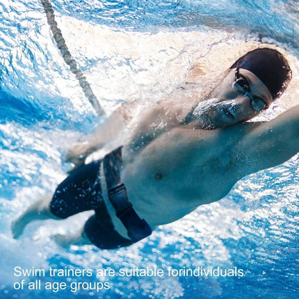 Adjustable Swim Training Belt for Adults and Children, 8-25 Feet, Compatible with Pools.