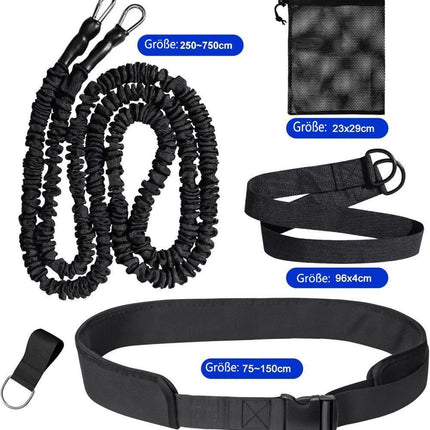 Adjustable Swim Training Belt for Adults and Children, 8-25 Feet, Compatible with Pools.