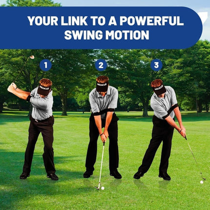 2pcs Golf Swing Training Bracelet for Posture Correction, Compatible with Golf Training Aids.