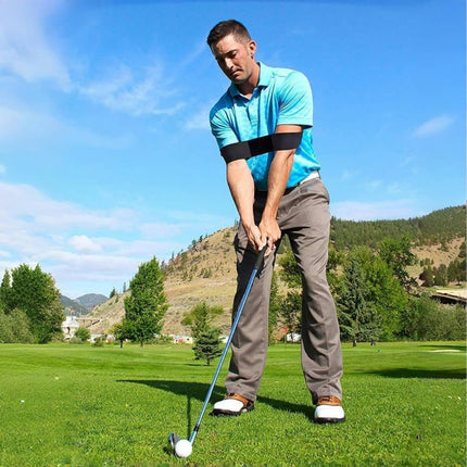 2pcs Golf Swing Training Bracelet for Posture Correction, Compatible with Golf Training Aids.