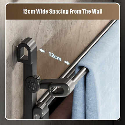 Wall-Mounted Folding Shoe Rack, 50x25.8x12cm, Space-Saving No-Drill Storage Organizer.