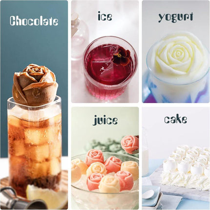 1 piece BPA-free reusable ice cube tray with lid for round ice balls, 6 compartment.
