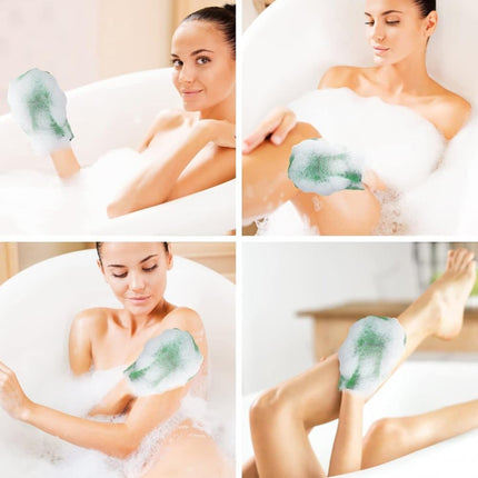 12 pcs Exfoliating Washcloth Scrub Glove Towel for Dead Skin Removal, one size.
