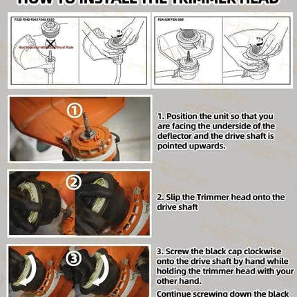 Grass trimmer head Stihl AutoCut C6-2, M8x1.25.