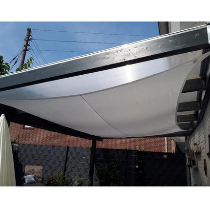 3X4M Sun Sail Waterproof UV Protective Outdoor Shade for Garden Terrace Pool Camping, Gray.