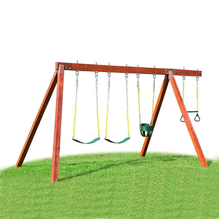 Stainless steel swing hooks 180° rotating for swings and hammocks, durable easy assembly.