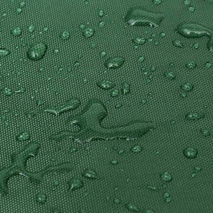 Waterproof Sandbox Cover 150x150cm, Green, with Drawstring, Oxford Fabric, UV Protection, Dustproof, Portable for Garden Pool Furniture.